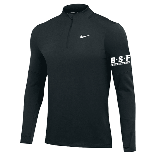 MENS NIKE BSF DRI-FIT ELEMENT HALF ZIP