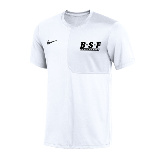 MENS NIKE BSF UV COACH SHORT SLEEVE TOP