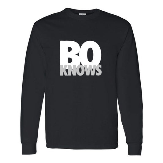 YOUTH GILDAN BO KNOWS LONG SLEEVE