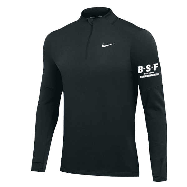 MENS NIKE BSF PP DRI-FIT ELEMENT HALF ZIP