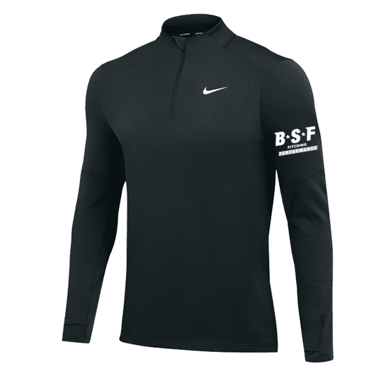 MENS NIKE BSF PP DRI-FIT ELEMENT HALF ZIP