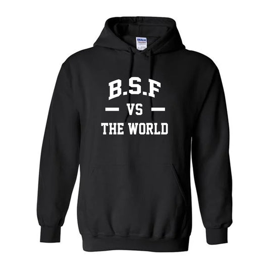 ADULT GILDAN BSF VS THE WORLD HOODIE