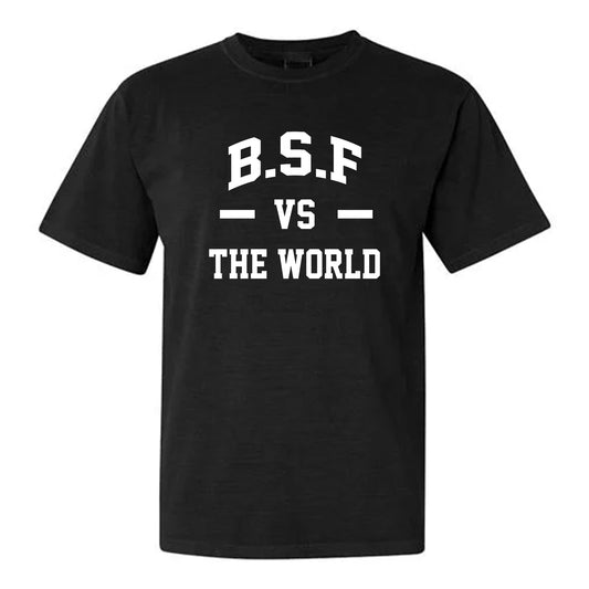 ADULT COMFORT COLORS BSF VS THE WORLD SHORT SLEEVE