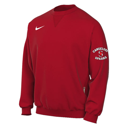 MENS NIKE SPARKS TEAM FLEECE CREW LONG SLEEVE
