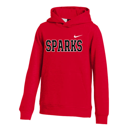 YOUTH NIKE SPARKS 2 CLUB FLEECE HOODIE