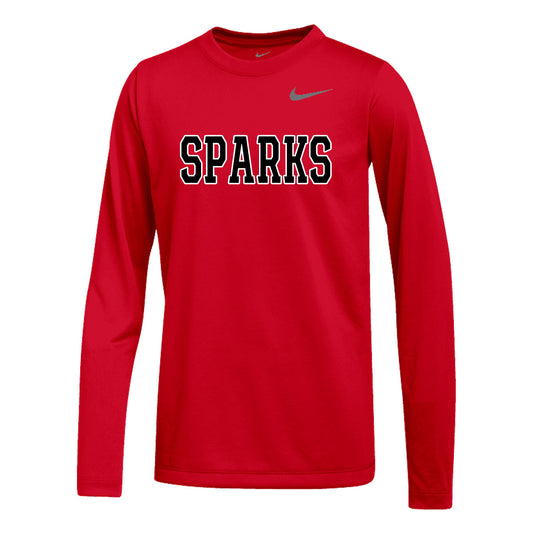 YOUTH NIKE SPARKS 2 LEGEND LONG SLEEVE