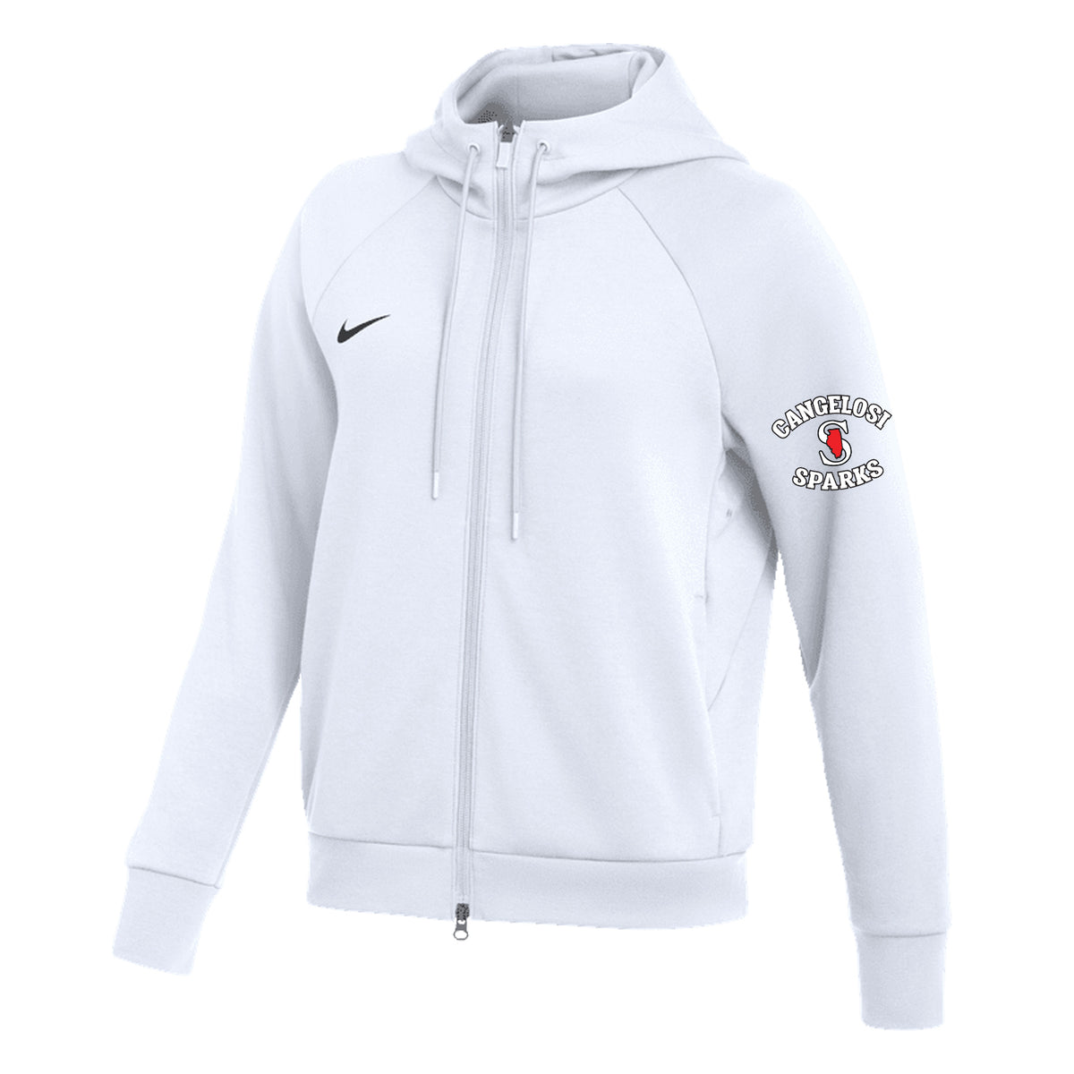 WOMENS NIKE SPARKS DF TEAM PRIMARY FULL ZIP HOODIE