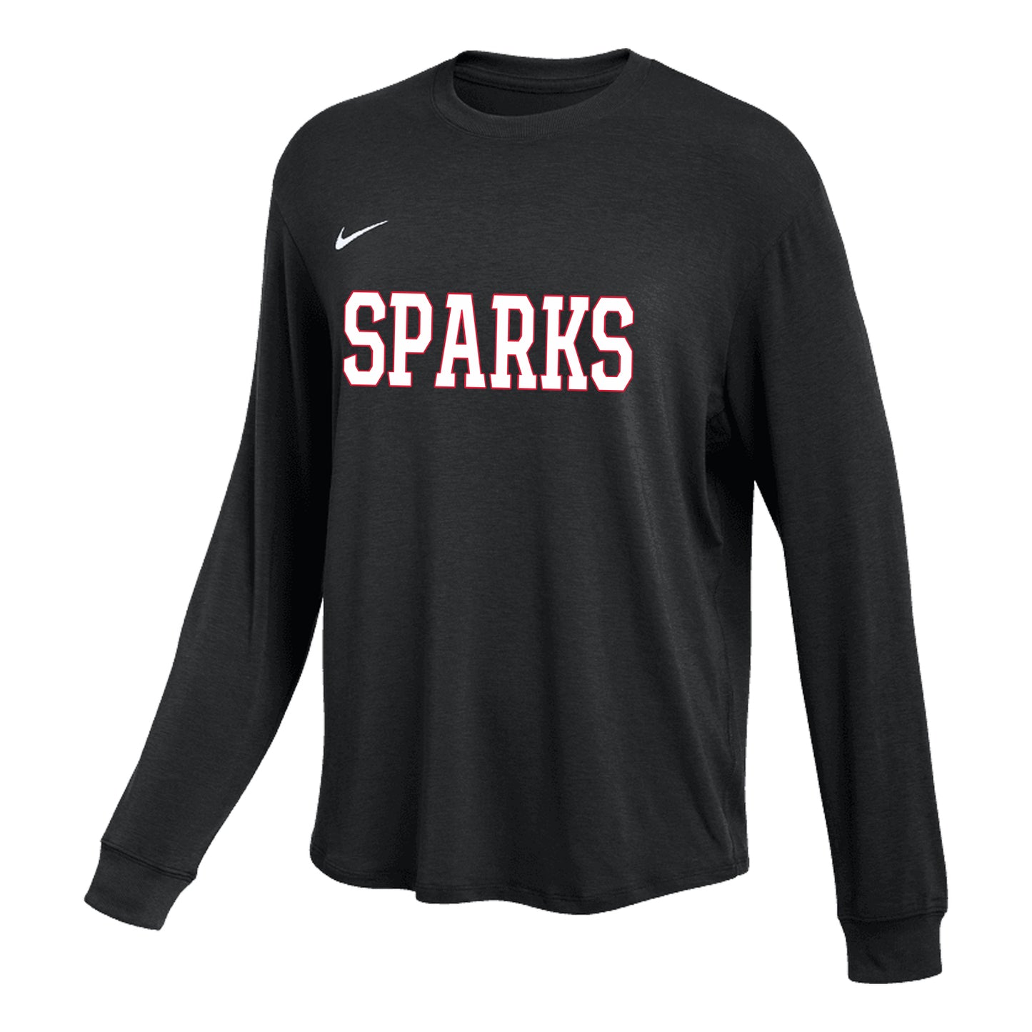 WOMENS NIKE SPARKS ONE RELAXED LS TOP