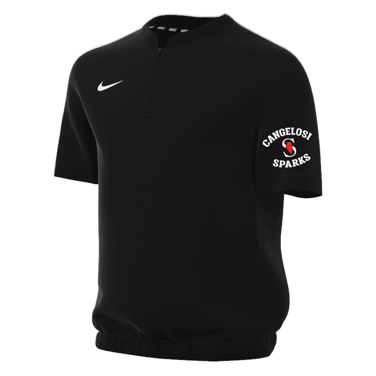 YOUTH NIKE SPARKS WINDSHIRT SHORT SLEEVE TOP
