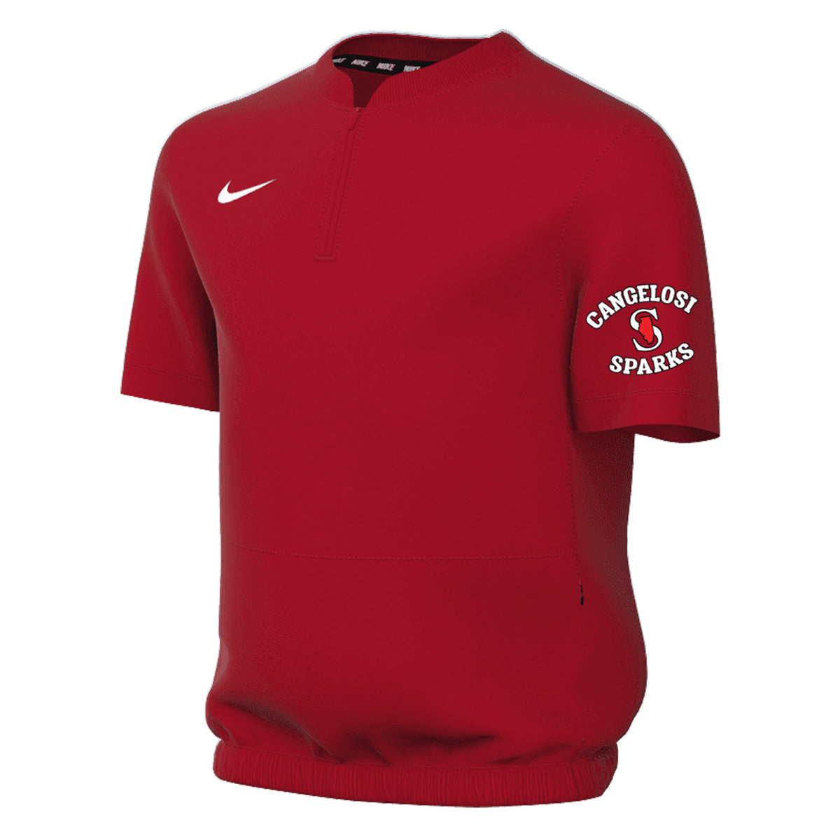 YOUTH NIKE SPARKS WINDSHIRT SHORT SLEEVE TOP
