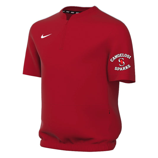 YOUTH NIKE SPARKS WINDSHIRT SHORT SLEEVE TOP