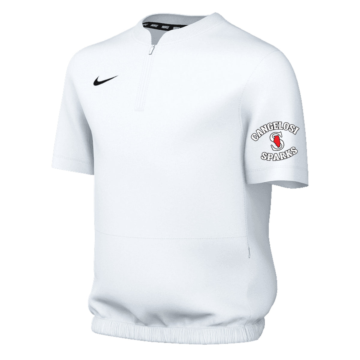 YOUTH NIKE SPARKS WINDSHIRT SHORT SLEEVE TOP