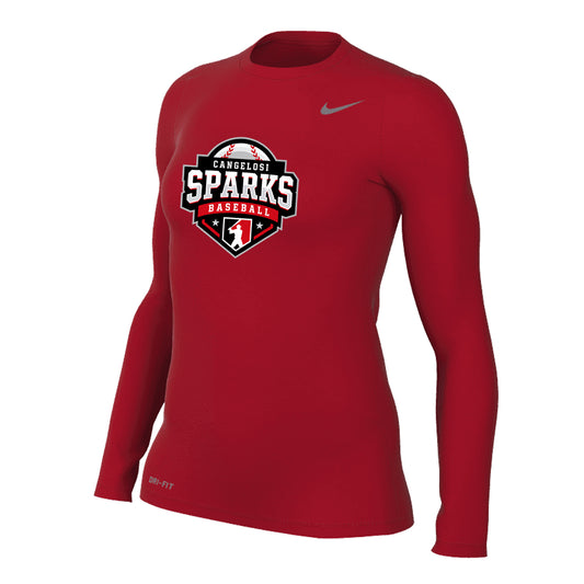 WOMENS NIKE SPARKS MAIN LEGEND LONG SLEEVE