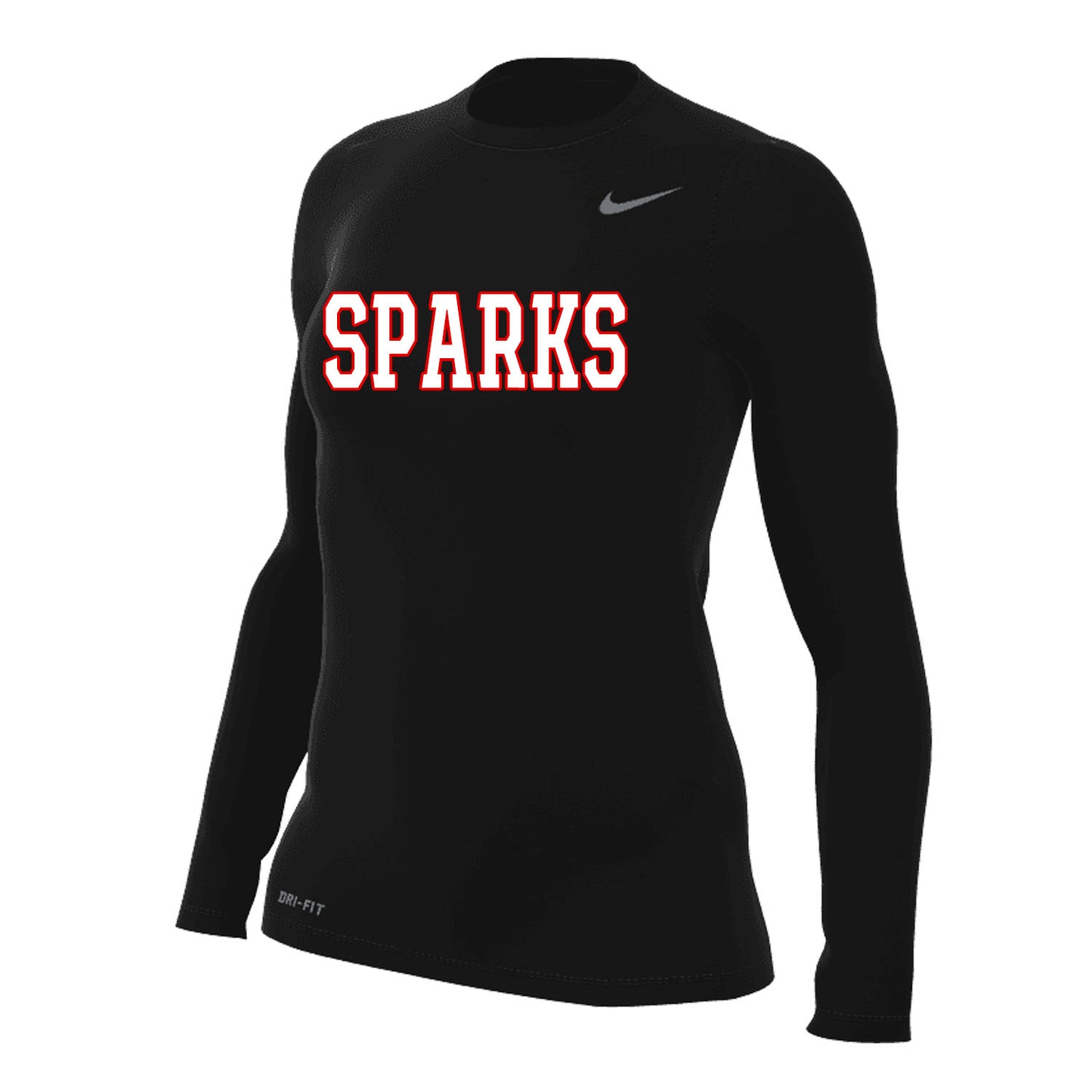 WOMENS NIKE SPARKS 2 LEGEND LONG SLEEVE