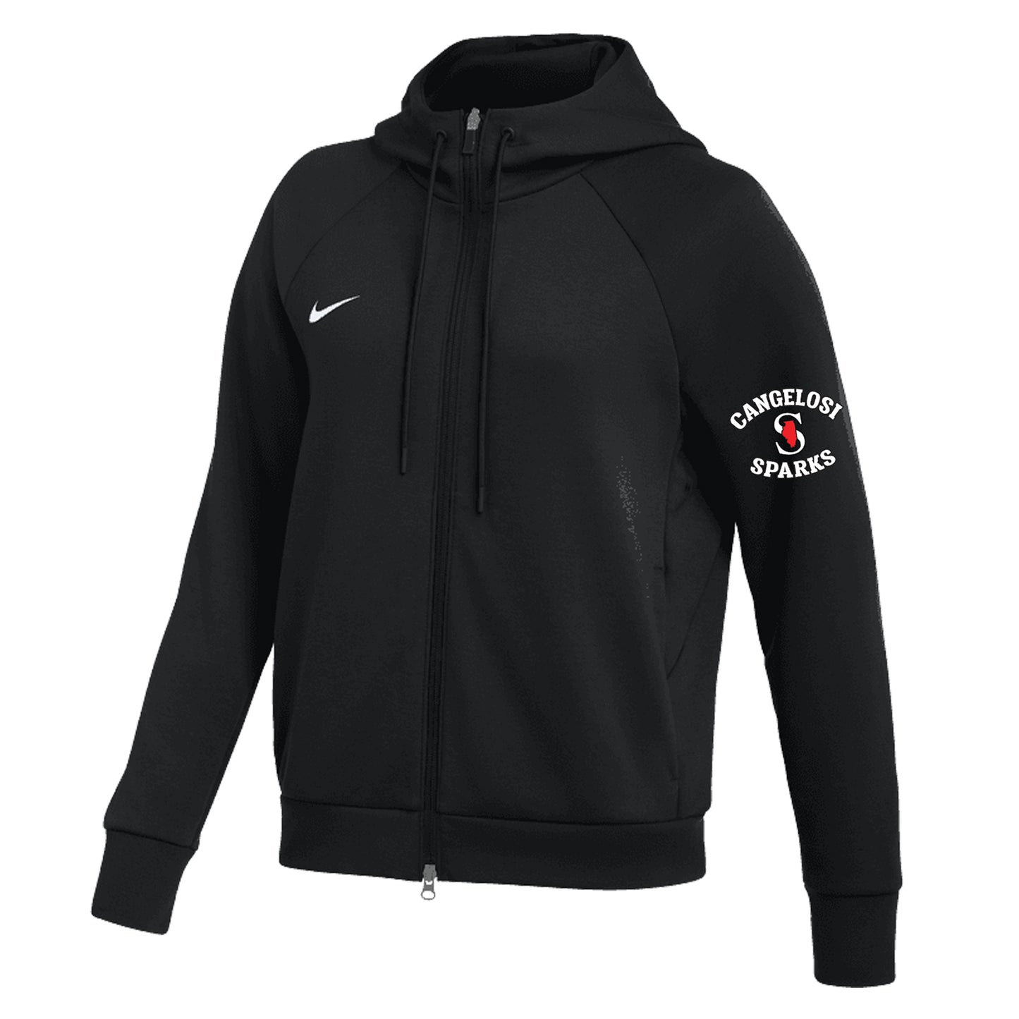 WOMENS NIKE SPARKS DF TEAM PRIMARY FULL ZIP HOODIE
