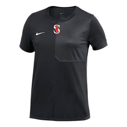 WOMENS NIKE SPARKS UV COACH SS TOP