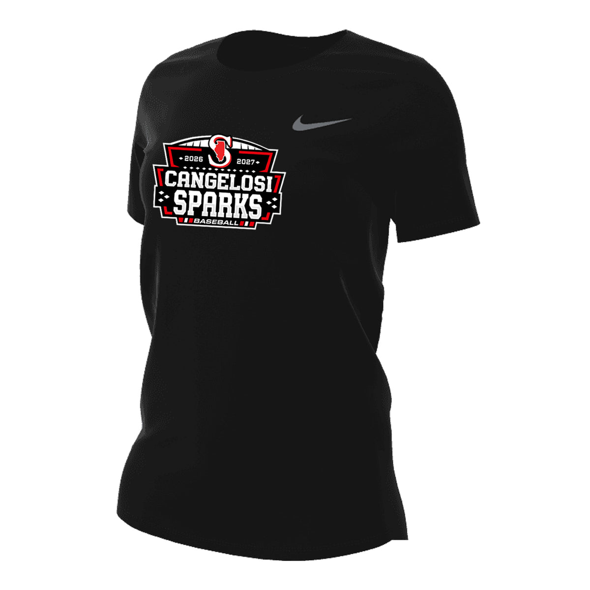 WOMENS NIKE SPARKS MAIN LEGEND SHORT SLEEVE