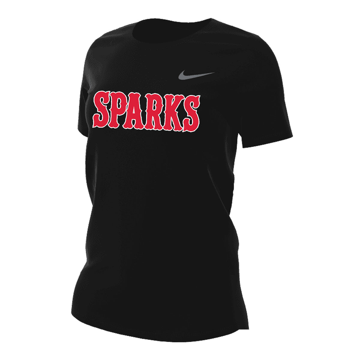 WOMENS NIKE SPARKS LEGEND SHORT SLEEVE