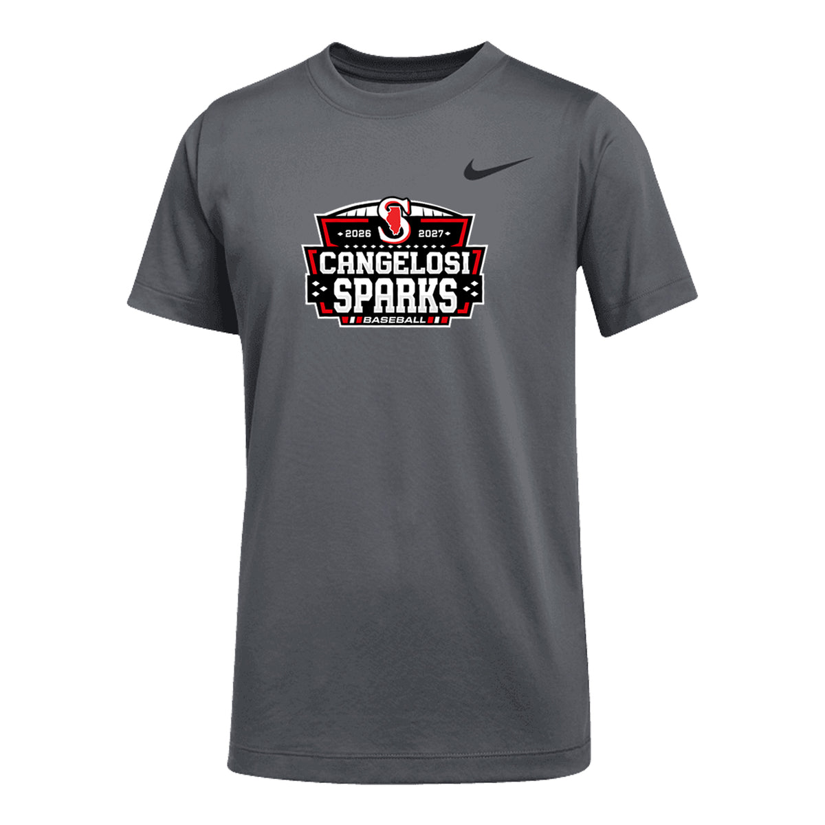 YOUTH NIKE SPARKS MAIN LEGEND SHORT SLEEVE
