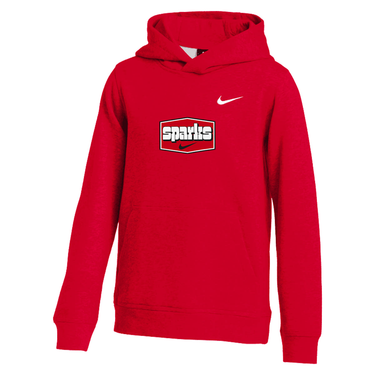 YOUTH NIKE SPARKS PATCH CLUB FLEECE HOODIE