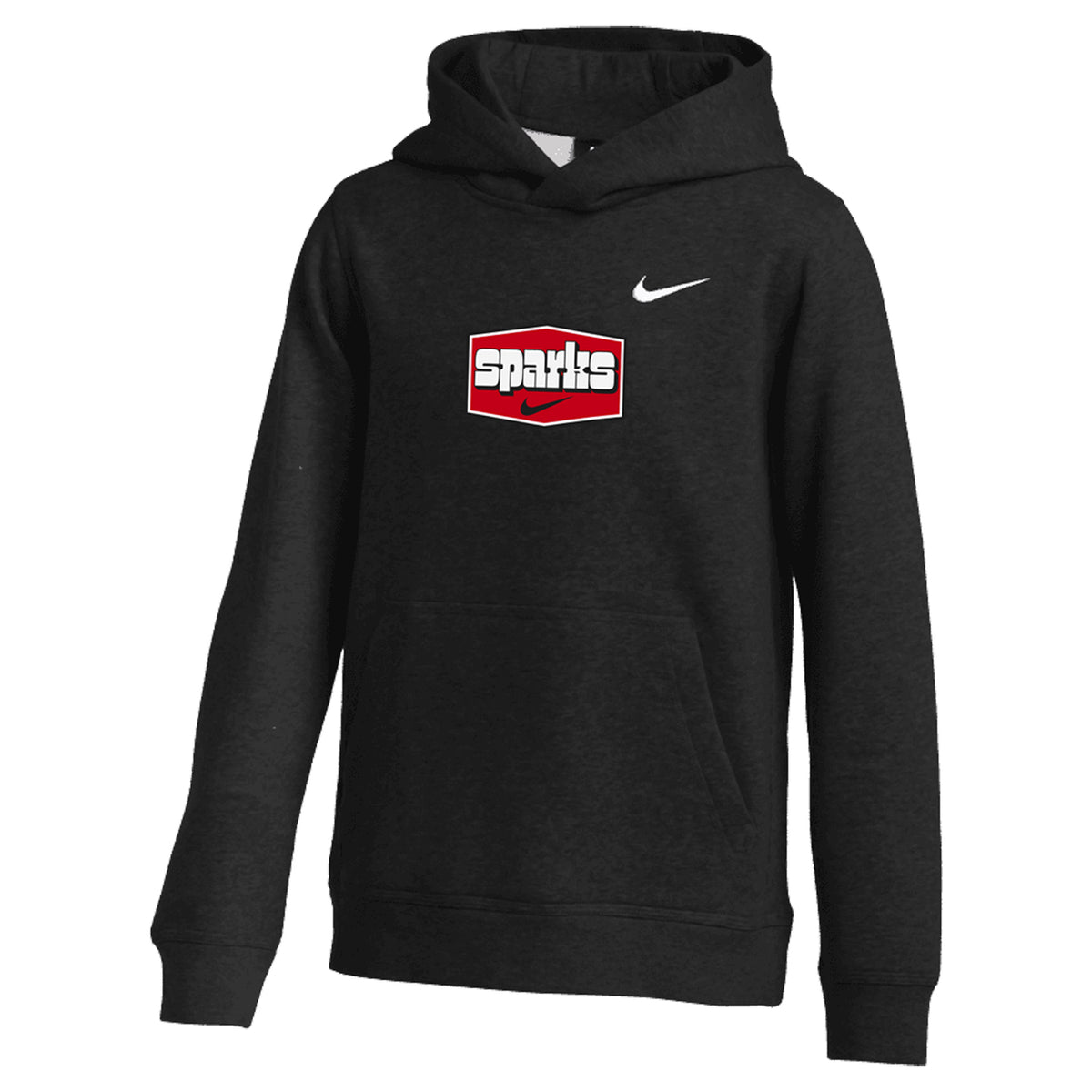 YOUTH NIKE SPARKS PATCH CLUB FLEECE HOODIE
