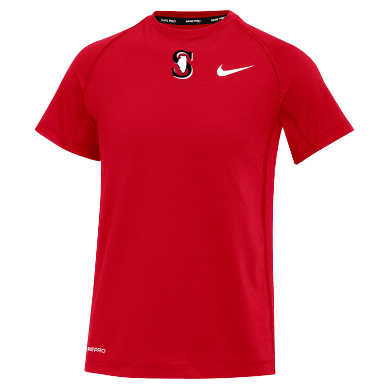 YOUTH NIKE SPARKS PRO FITTED TOP SS