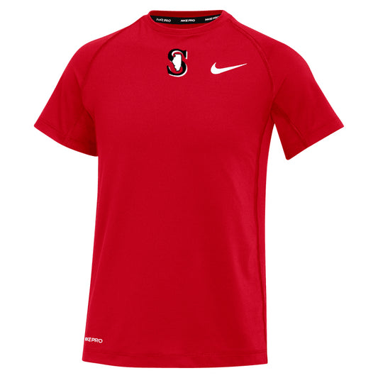 YOUTH NIKE SPARKS PRO FITTED TOP SS